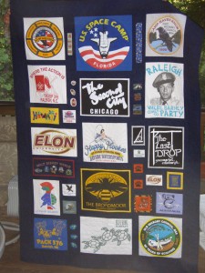 Matthew Bell's T-Shirt Quilt