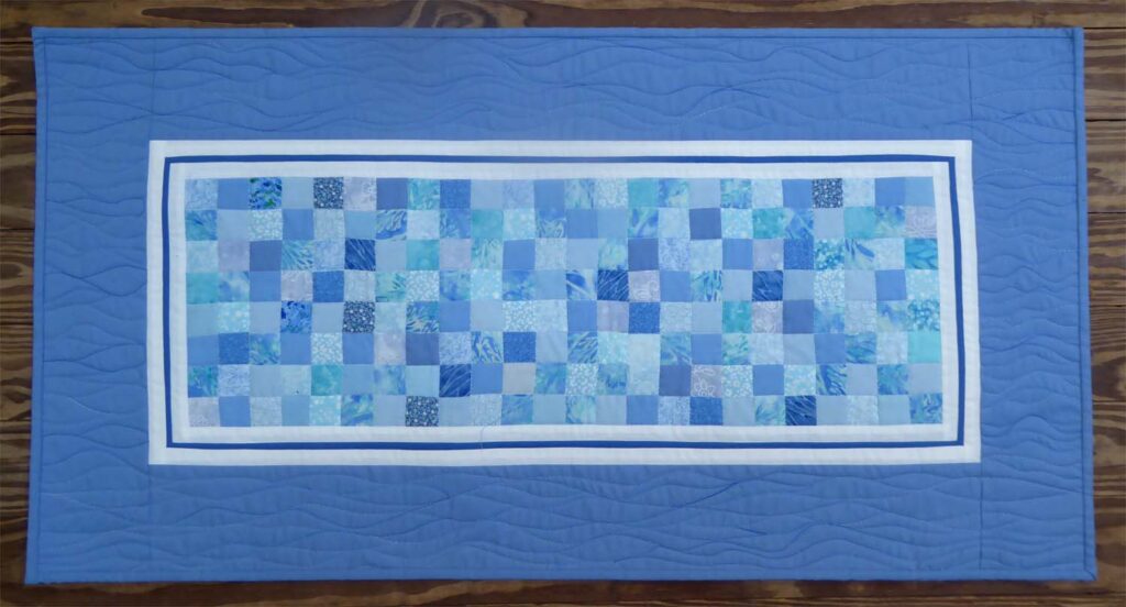 Blue Table Runner