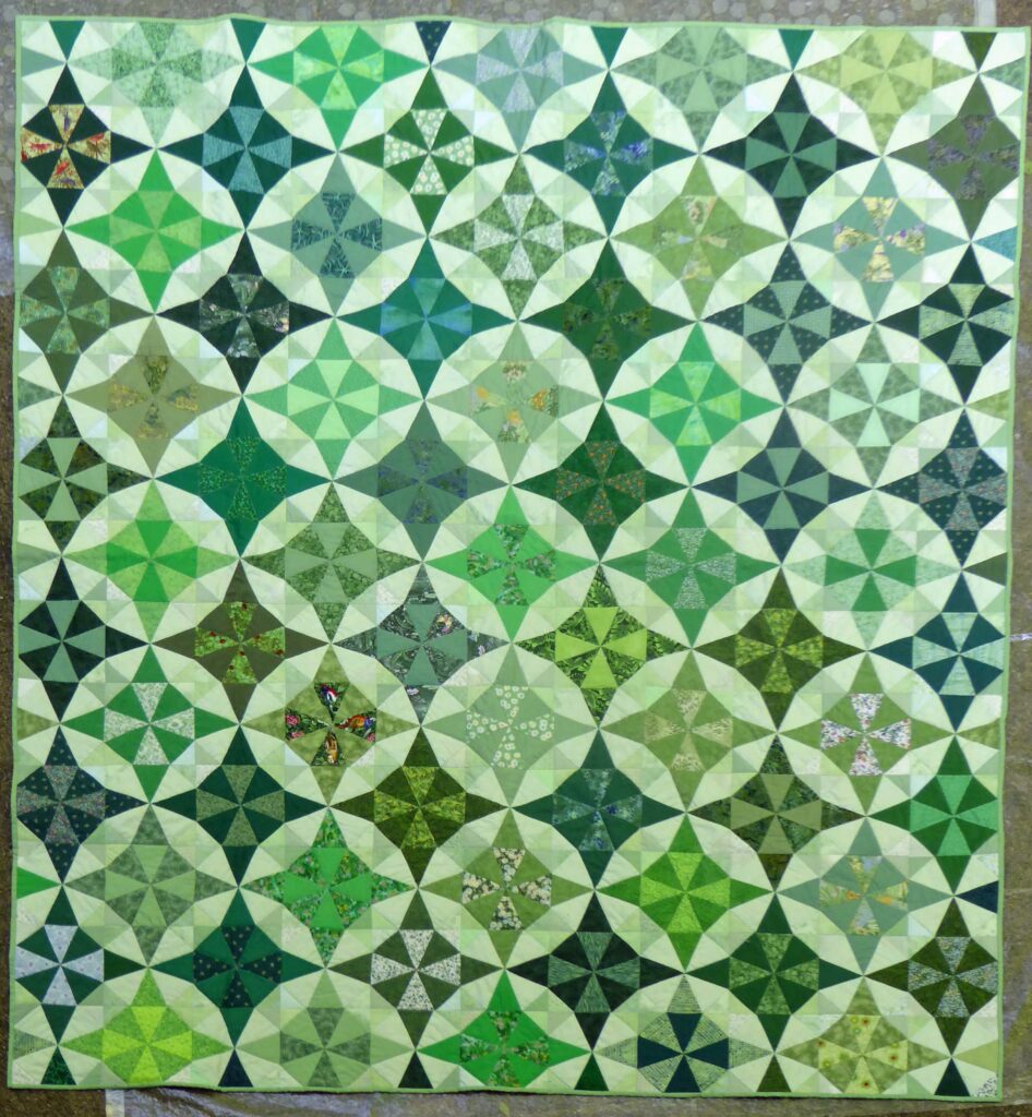 Green Kaleidoscope Quilt