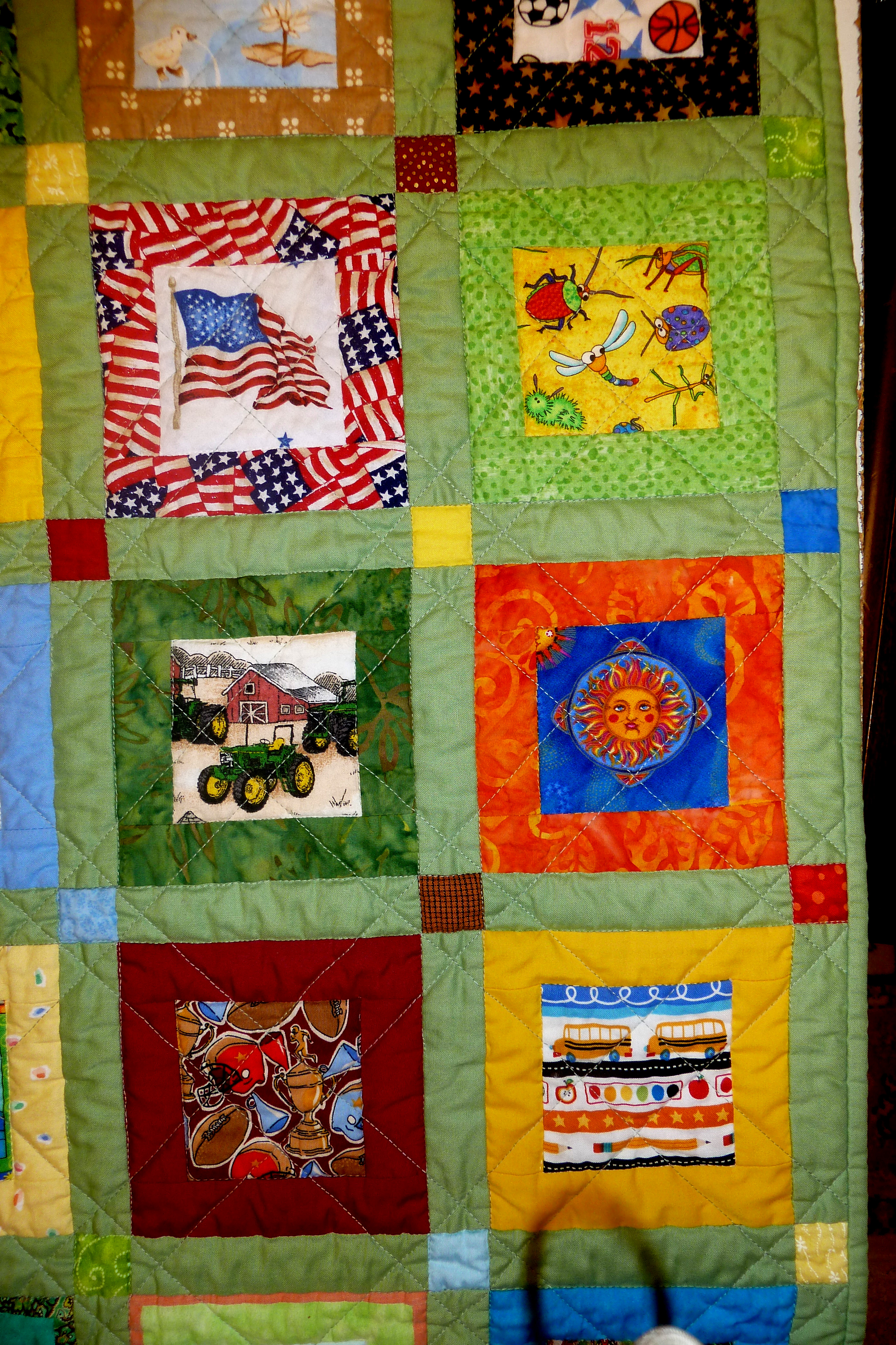 Baby Hank Daniels - Quilts by Ann Sayre, Raleigh, NC