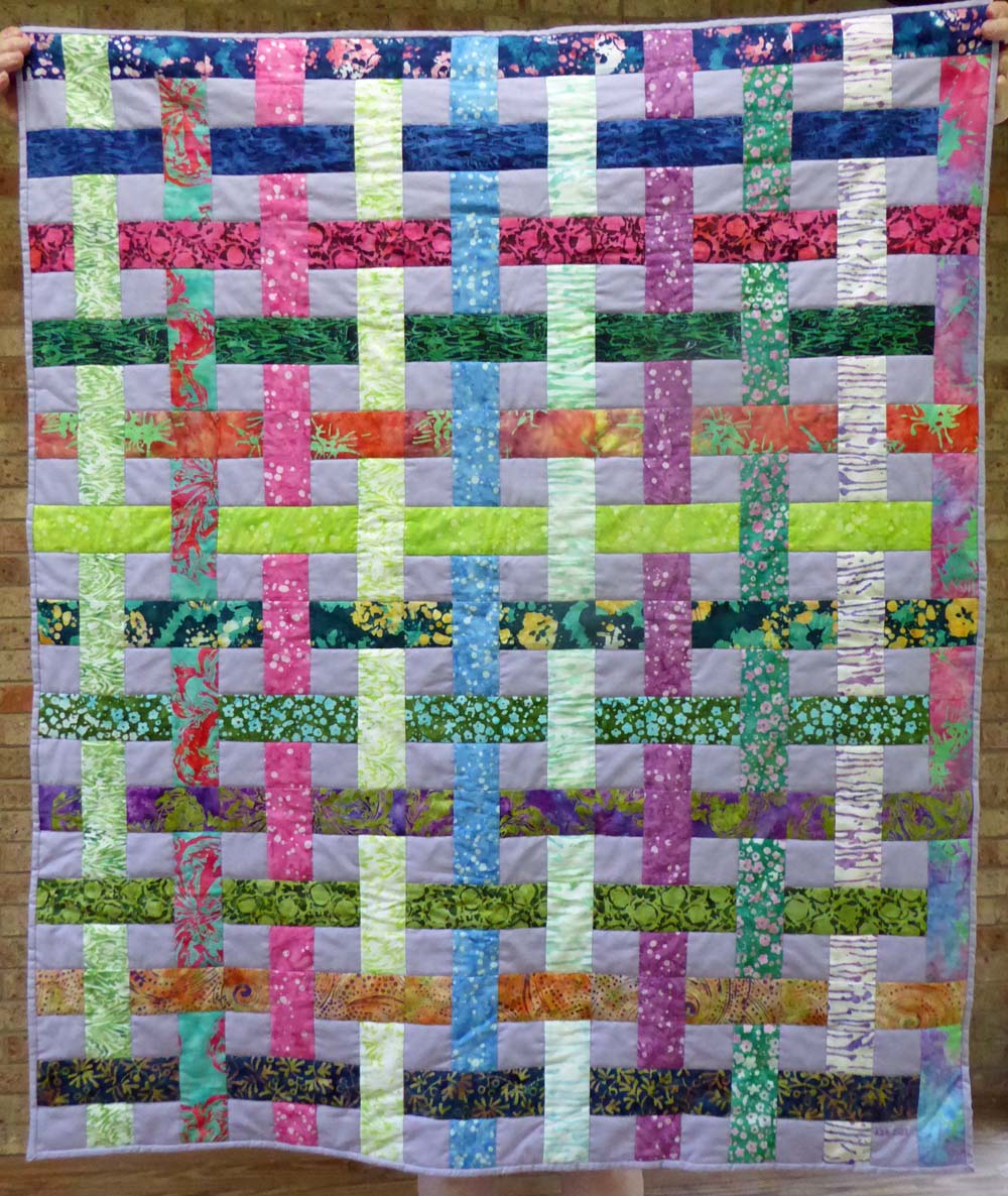 Basket Weave Quilt - Quilts by Ann Sayre, Raleigh, NC